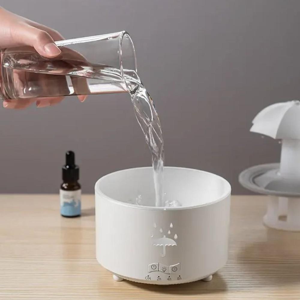 Raindrop Air Humidifier & Essential Oil Diffuser